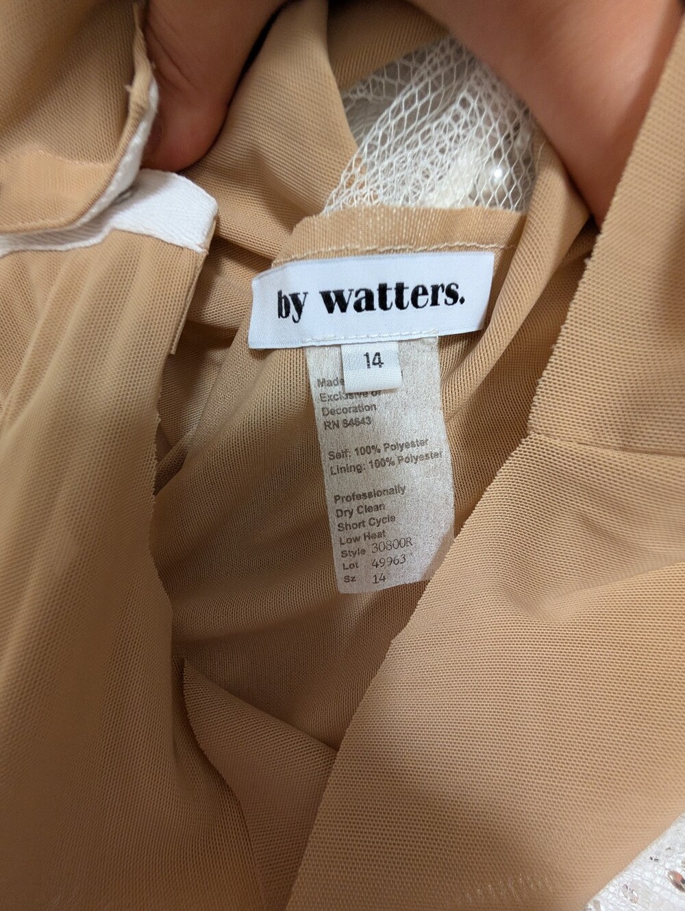 Watters Long-Sleeve Beaded Bodysuit - Picture 8 of 8